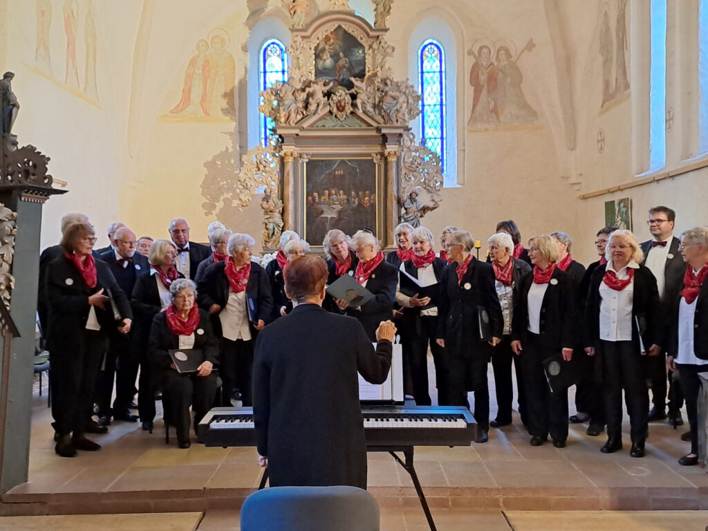 Der Chor in der Kirche in Görmin